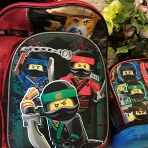 Ninjago bookbag and lunchbox combo